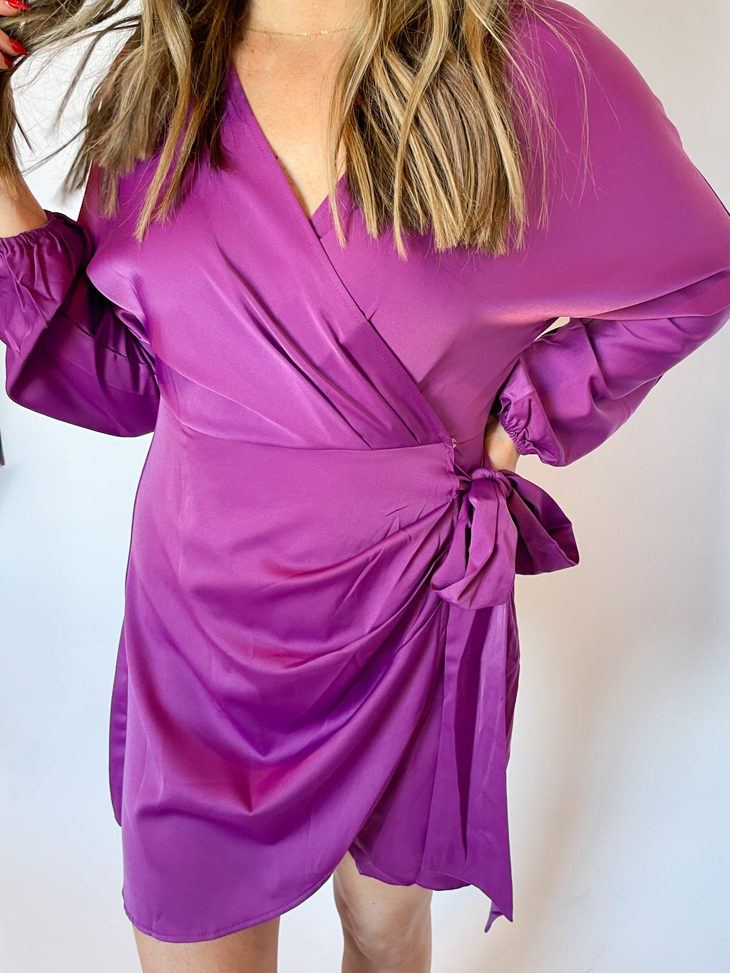 The Rachel Dress : Purple