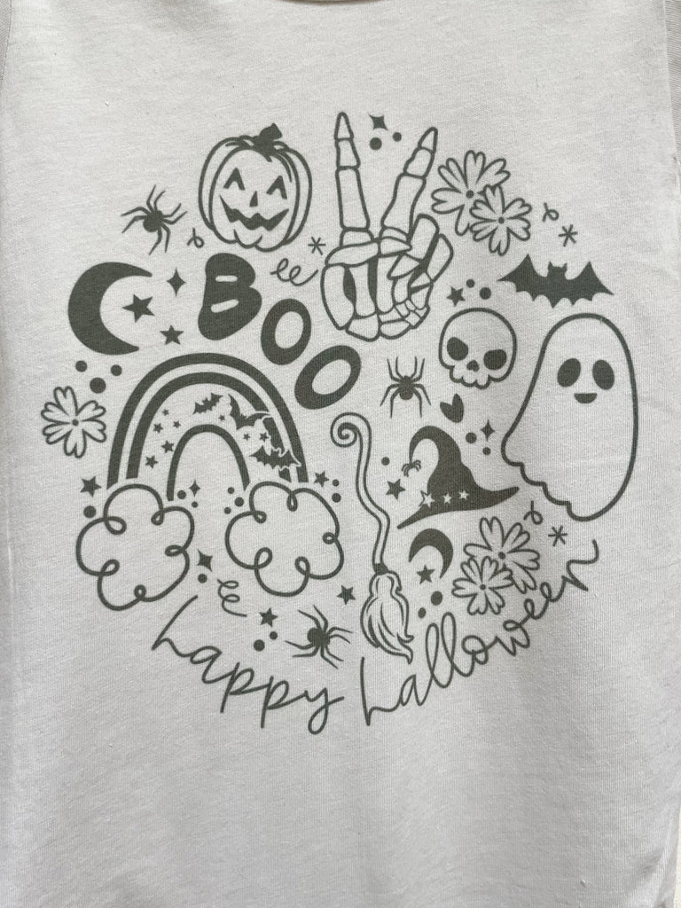 PREORDER : Infant/Youth - Basic Boo Tee : Heather Dust