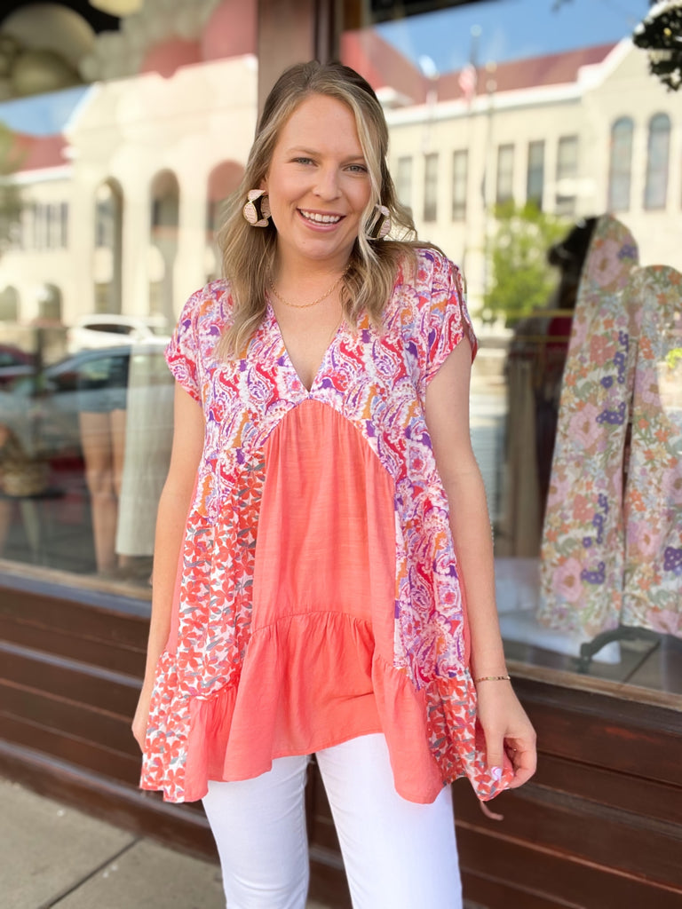 Mix It Up Top : Coral