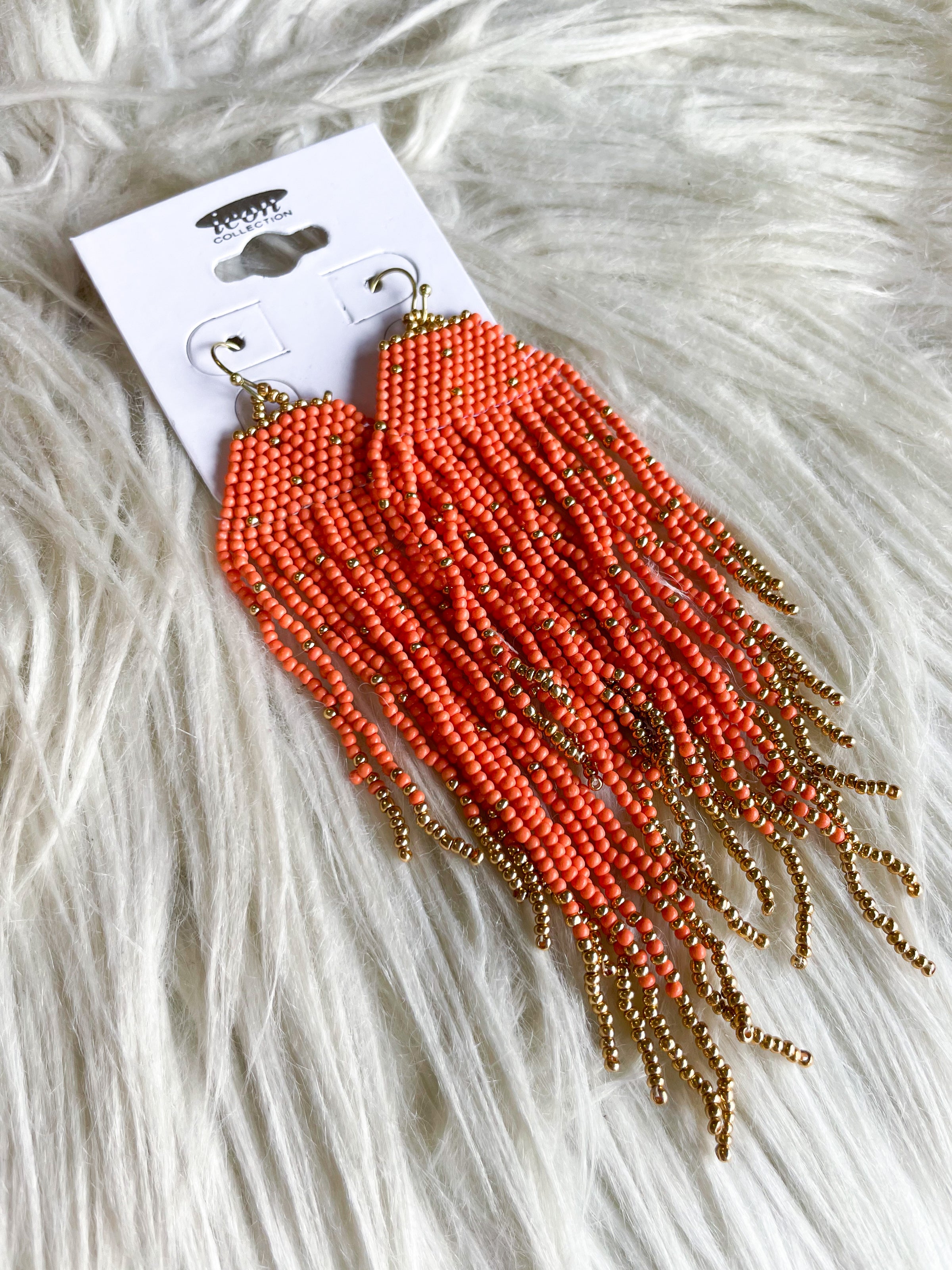 Like I Should Earrings : Orange